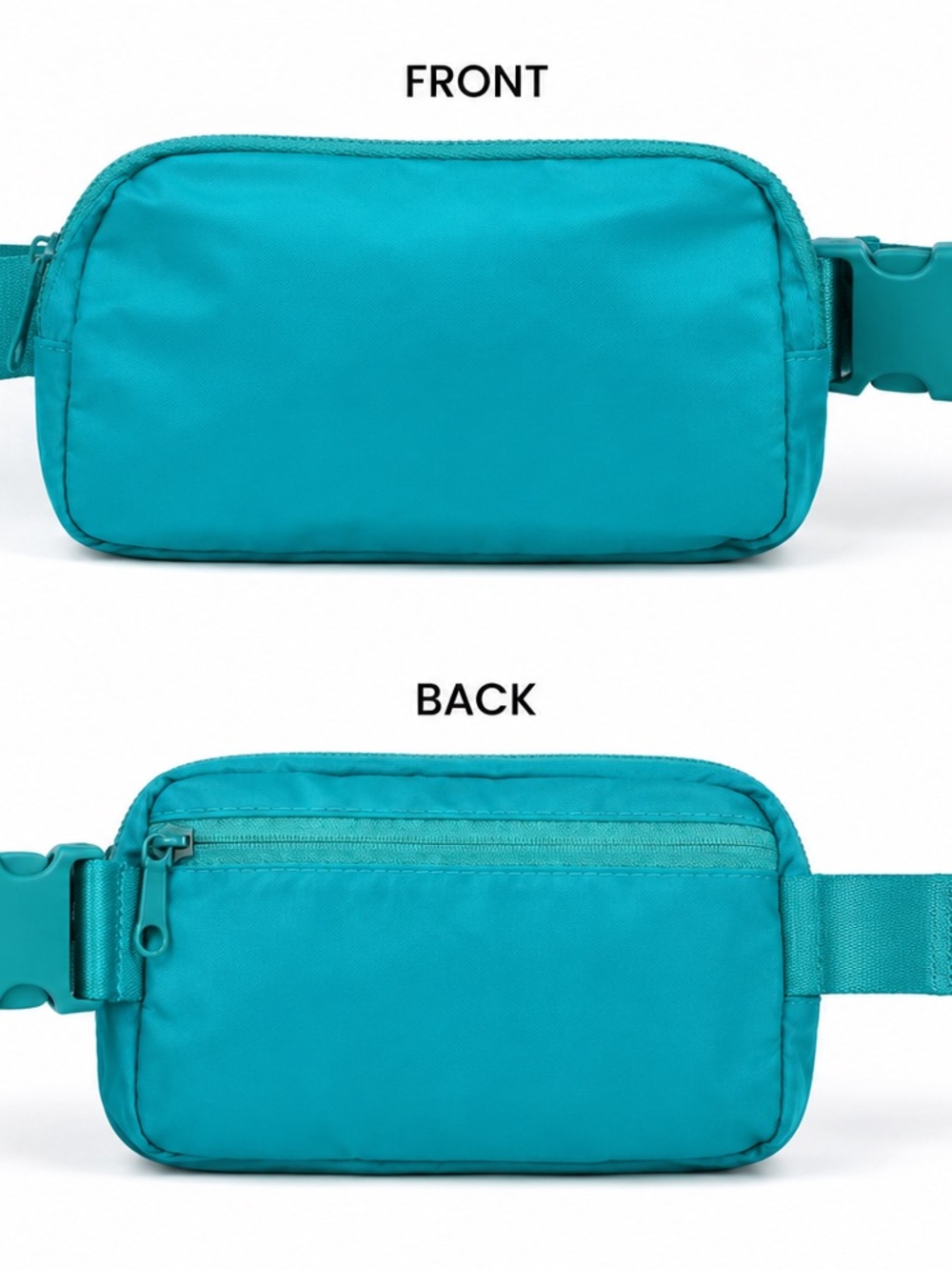 Teal Waist Bag - Sleek Hands-Free Carry